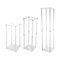 40/60/80cm 3Set Acrylic Flower Stand Centerpiece Tabletop Flower Stand Decor